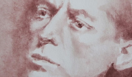 Paola De Rosa - Umberto Boccioni (1882 - 1916), 2016 - Acquerello, Dim: 20x20 cm
