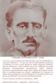 Paola De Rosa - Cesare Cattaneo (1912 - 1943), 2016 - Acquerello, Dim: 21,5x27,5 cm