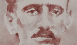 Paola De Rosa - Cesare Cattaneo (1912 - 1943), 2016 - Acquerello, Dim: 21,5x27,5 cm