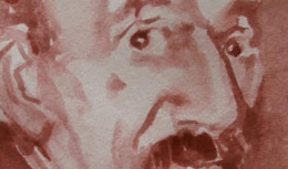 Paola De Rosa - Antonio Ligabue (1899 - 1965), 2016 - Acquerello, Dim: 23x27 cm