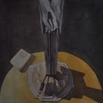 Paola De Rosa - Studio XIII Stazione: Gesù muore sulla Croce, 2012 - Acquerello - 21,5 x 21,5 cm