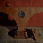 Paola De Rosa - Studio IV Stazione: Ges  rinnegato da Pietro, 2012 - Acquerello - 21,5 x 21,5 cm