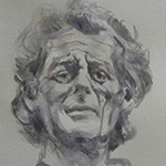 Paola De Rosa - Luigi Pellegrin (1925 - 2001), 2017 - Acquerello, Dim: 20x20 cm ca.
