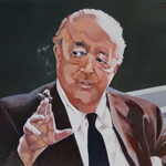 Paola De Rosa - L. Mies van der Rohe (1886-1969), 2008 - Olio su tela - Dim: 55 x 46 cm