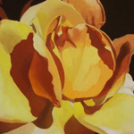 Paola De Rosa - Rosa 13 - 2016 - Tempera vinilica su tela - Dim: 70 x 70 cm