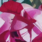 Paola De Rosa - Rosa 6 - 2016 - Tempera vinilica su tela - Dim: 43 x 43 cm