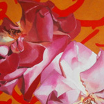 Paola De Rosa - Rosa 9 - 2016 - Tempera vinilica su tela - Dim: 43 x 43 cm