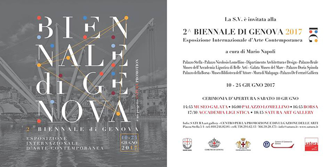 Partecipazione alla Seconda Biennale di Genova 2017
